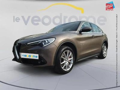Gris Occasion 2018 Alfa Romeo Stelvio SUV | 26 499 € (Prix assez cher)