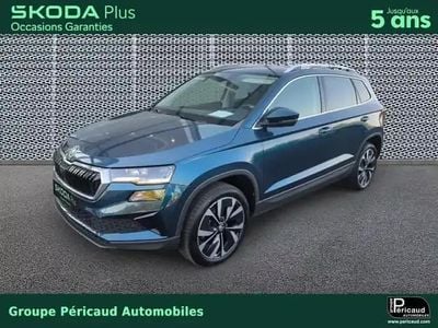 Bleu fonce Occasion 2023 Skoda Karoq SUV | 30 870 € (Prix juste)