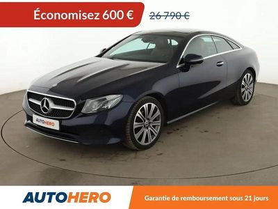 Occasion Mercedes E220 Executive 194 ch (142 kW) 2017 Bleu Coupé