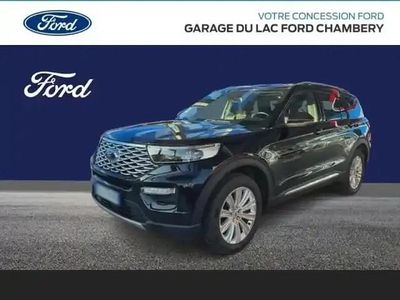 Noir agate métallisé Occasion 2021 Ford Explorer Platinum SUV | 48 990 € (Prix juste)