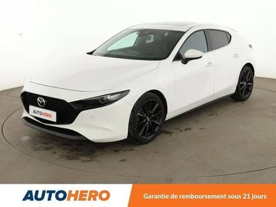 Occasion Mazda 3 Exclusive 186 ch (136 kW) 2021 Blanc Berline