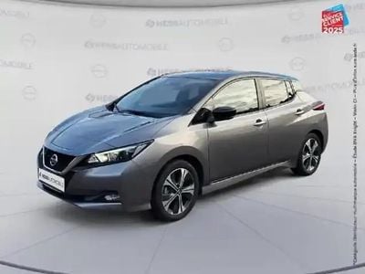 Gris squale+toit+rétros noir Occasion 2021 Nissan Leaf Citadine | 11 799 €