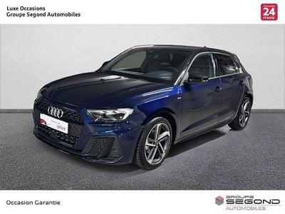 Occasion Audi A1 Sportback S-line plus 116 ch (85 kW) 2025 Bleu navarre métallisé noir mythe métallisé Citadine