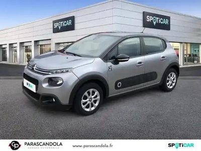 Gris acier noir onyx Occasion 2018 Citroën C3 PureTech Berline | 8 690 € (Prix juste)