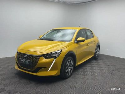 Jaune Occasion 2021 Peugeot e-208 Active Citadine | 13 990 € (Prix juste)