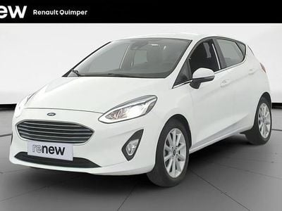 Blanc Occasion 2018 Ford Fiesta Titanium Berline | 11 890 € (Prix assez cher)
