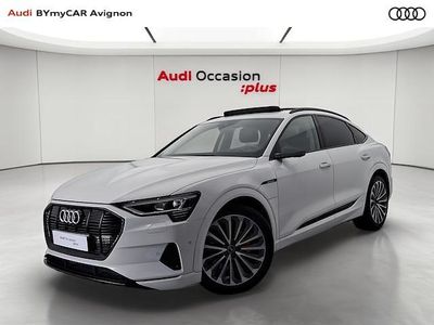 Occasion Audi e-tron Sportback Advanced 300 kW (408 ch) 2021 Blanc glacier métallisé SUV
