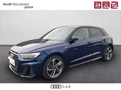 Occasion Audi A1 Sportback S-line plus 116 ch (85 kW) 2025 Bleu navarre métallisé noir mythe métallisé Citadine