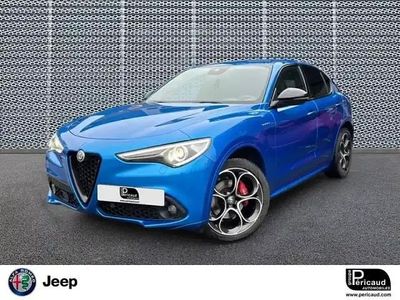 Bleu Occasion 2022 Alfa Romeo Stelvio SUV | 33 990 € (Prix assez cher)