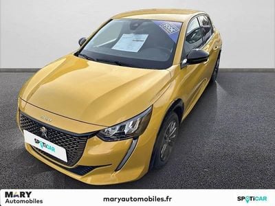 Jaune Occasion 2022 Peugeot e-208 Style Citadine | 18 690 € (Prix assez cher)