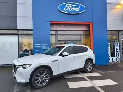 Blanc Occasion 2023 Mazda CX-60 Exclusive-Line SUV | 34 999 € (Prix cher)