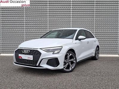 Blanc glacier métallisé Occasion 2023 Audi A3 S-Line | 30 990 € (Prix juste)