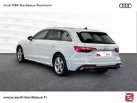 Occasion Audi A4 Design 136 ch (100 kW) 2021 Blanc glacier métallisé Break