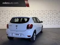 Occasion Dacia Sandero 2020 Blanc Berline