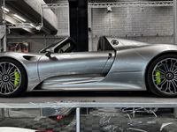 occasion Porsche 918 Spyder V8 4.6 E-Hybird – LIQUID METAL SILVER - FAIBLE KILOMÉTRAGE