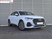 Occasion Audi Q3 Sportback S-Line 150 ch (110 kW) 2023 Blanc glacier métallisé SUV