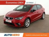 Occasion Seat Ibiza FR 116 ch (85 kW) 2020 Rouge Citadine