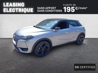 Occasion DS Automobiles DS3 Crossback E-Tense Performance Line Plus 100 kW (136 ch) 2020 Gris SUV
