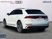 Occasion Audi Q8 S-Line 286 ch (210 kW) 2020 Blanc glacier métallisé SUV