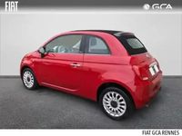 Occasion Fiat 500C Dolcevita 2022 Pasodoble red pastel Cabriolet