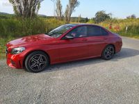 Occasion Mercedes C220 AMG line 194 ch (142 kW) 2019 Rouge Berline