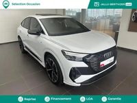 Occasion Audi Q4 Sportback e-tron S-Line 150 kW (204 ch) 2022 Blanc glacier métallisé SUV