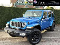 Occasion Jeep Wrangler Sahara 276 ch (202 kW) 2024 Bleu SUV