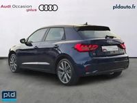Nouvelle Audi A1 Sportback Design 116 ch (85 kW) 2025 Bleu navarre métallisé noir mythe métallisé Citadine