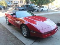 Occasion Chevrolet Corvette C4 1990 Rouge Cabriolet