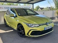 Occasion VW Golf VII R-line 150 ch (110 kW) 2021 Jaune Citadine