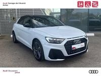 Occasion Audi A1 Sportback S-line plus 116 ch (85 kW) 2025 Blanc glacier métallisé noir mythe métallisé Citadine