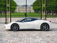 occasion Ferrari 458 Italia 4.5 V8 570ch - Bianco Fuji Opaco serviced