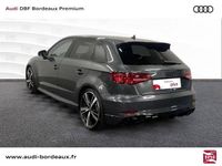 Occasion Audi RS3 Sportback Design 400 ch (294 kW) 2019 Gris daytona nacré Citadine