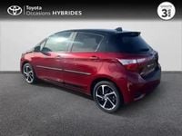 Occasion Toyota Yaris Hybrid 2018 Rouge allure biton toit noir Berline