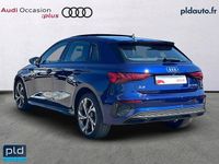 Occasion Audi A3 Sportback e-tron S-Line 150 ch (110 kW) 2024 Bleu navarre métallisé Citadine