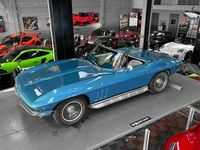 Occasion Chevrolet Corvette Stingray 300 ch (220 kW) 1966 Bleu Cabriolet