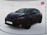 Occasion Nissan Leaf Tekna 111 kW (152 ch) 2020 Rouge magnétique+toit+rétros noir Citadine