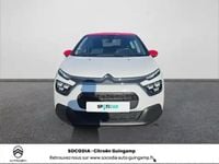 Occasion Citroën C3 Feel 2021 Blanc banquise (o)  rouge aden Berline