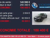 Occasion Aston Martin DBX 551 ch (405 kW) 2022 Noir SUV