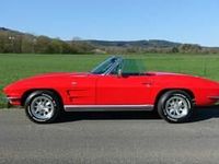 Occasion Chevrolet Corvette Stingray 300 ch (220 kW) 1964 Rouge Cabriolet