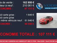 occasion Porsche 911 Carrera 4S Cabriolet 992 450 CV PDK