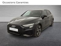 Occasion Audi A3 S-Line 124 ch (91 kW) 2023 Noir mythe métallisé Berline