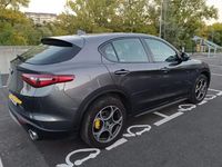 Occasion Alfa Romeo Stelvio Super 209 ch (153 kW) 2017 Gris SUV