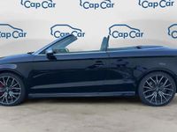 Occasion Audi S3 Cabriolet 300 ch (220 kW) 2015 Noir Cabriolet