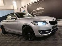 Occasion BMW 218 Sport Line 136 ch (100 kW) 2016 Gris Cabriolet