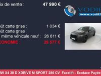 Occasion BMW X4 M Sport 286 ch (210 kW) 2021 Noir SUV