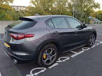 Occasion Alfa Romeo Stelvio Super 209 ch (153 kW) 2017 Gris SUV