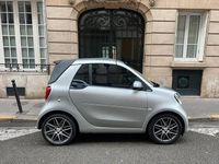 Occasion Smart ForTwo Cabrio Brabus Xclusive 110 ch (80 kW) 2017 Argent Cabriolet