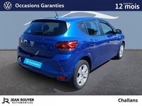 Occasion Dacia Sandero 92 ch (67 kW) 2021 Citadine