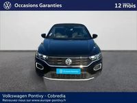 Occasion VW T-Roc Cabriolet Style 2020 Noir intense nacrée, capote noire Cabriolet